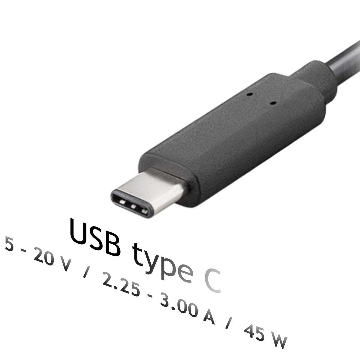 Univerzálny USB-C napájací adaptér 45W Akyga AK-ND-60