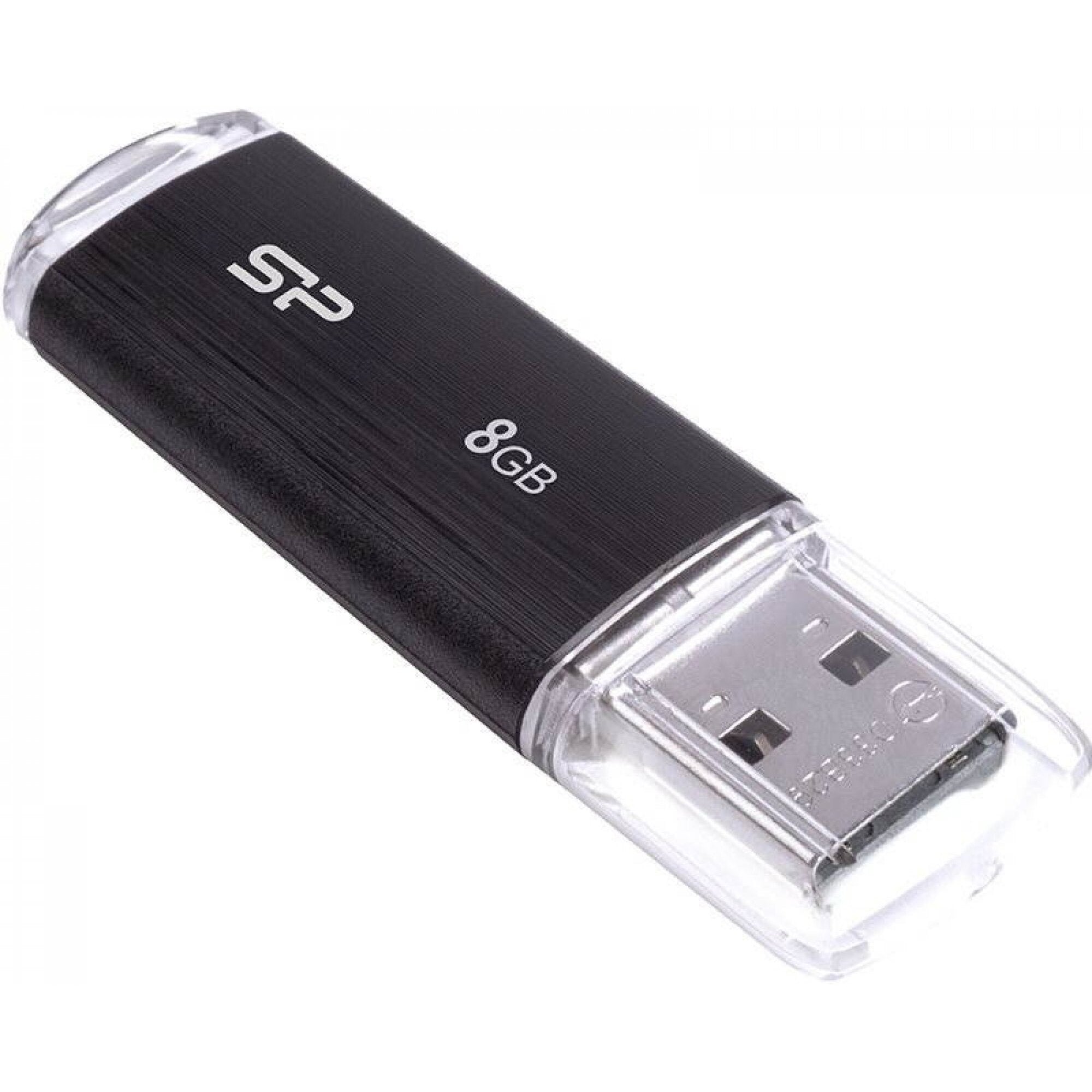 USB flash disk Silicon Power Ultima U02 8GB USB 2.0, čierna