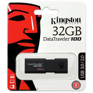 USB kľúč 32GB Kingston DT 100 G3, 3.0 (DT100G3/32GB)