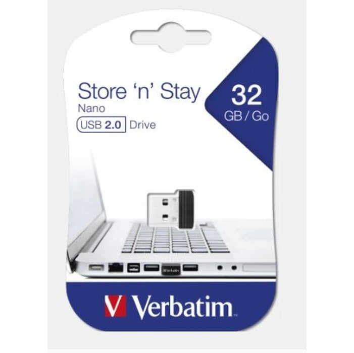USB kľúč 32GB Verbatim Store&#39;n&#39;Stay Nano, 2.0 (98130)