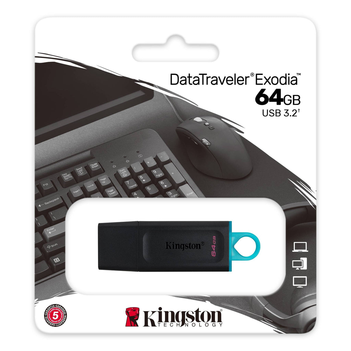 USB kľúč 64GB Kingston DT Exodia, 3.2 (DTX/64GB)