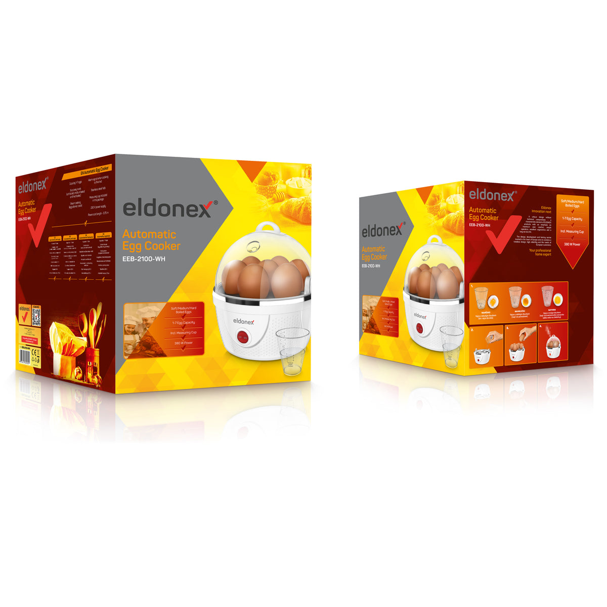 Varič vajec Eldonex EEB-2100-WH