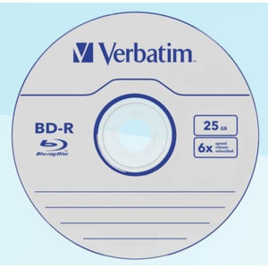 Verbatim BD-R 25GB 6x, 25ks (43837)