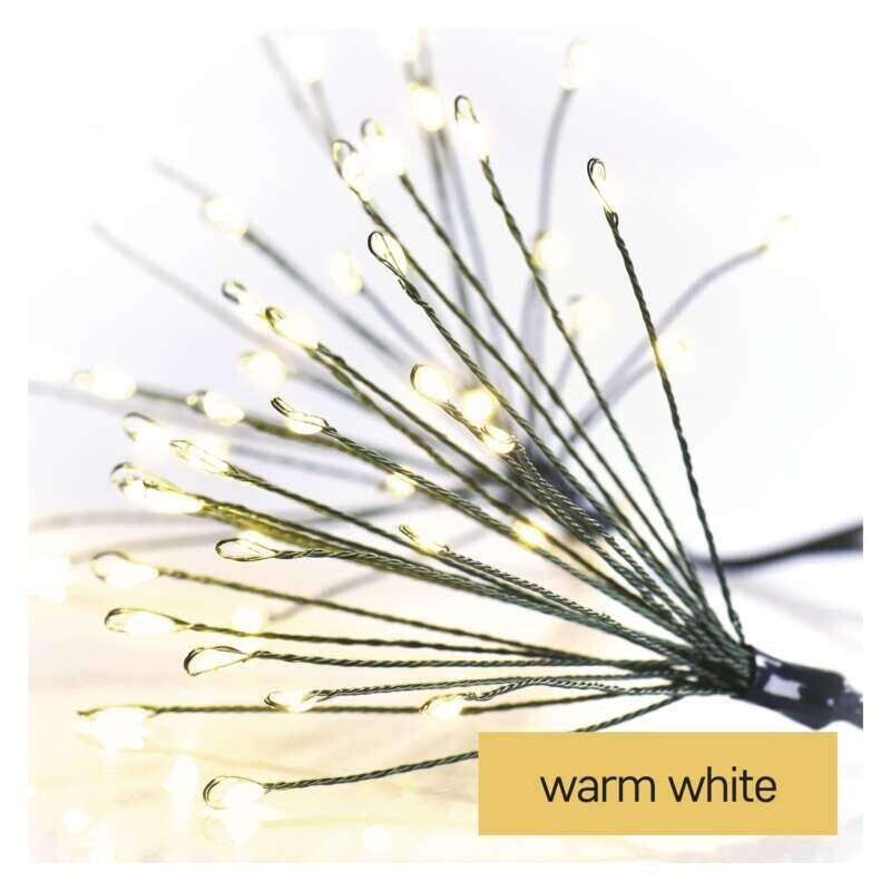 Vianočná girlanda Emos D3AW09, nano, teplá biela, 2,35m