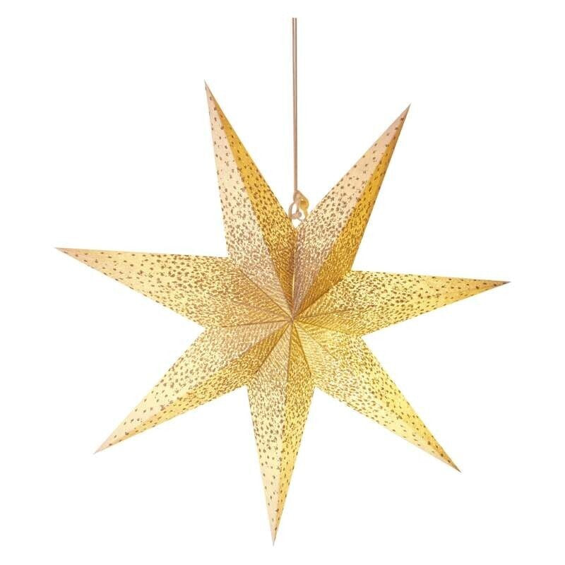 Vianočná hviezda Emos DCAZ08, papierová, strieborná, 60cm
