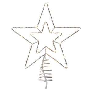 Vianočná hviezda Emos D1ZW01, teplá biela, 28cm