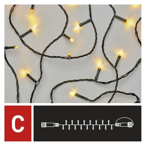Vianočné osvetlenie Emos D1AW03, spojovacie, teplá biela, 10m