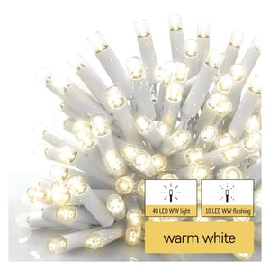 Vianočné osvetlenie Emos D2CW04, cencúle, teplá biela, 3m