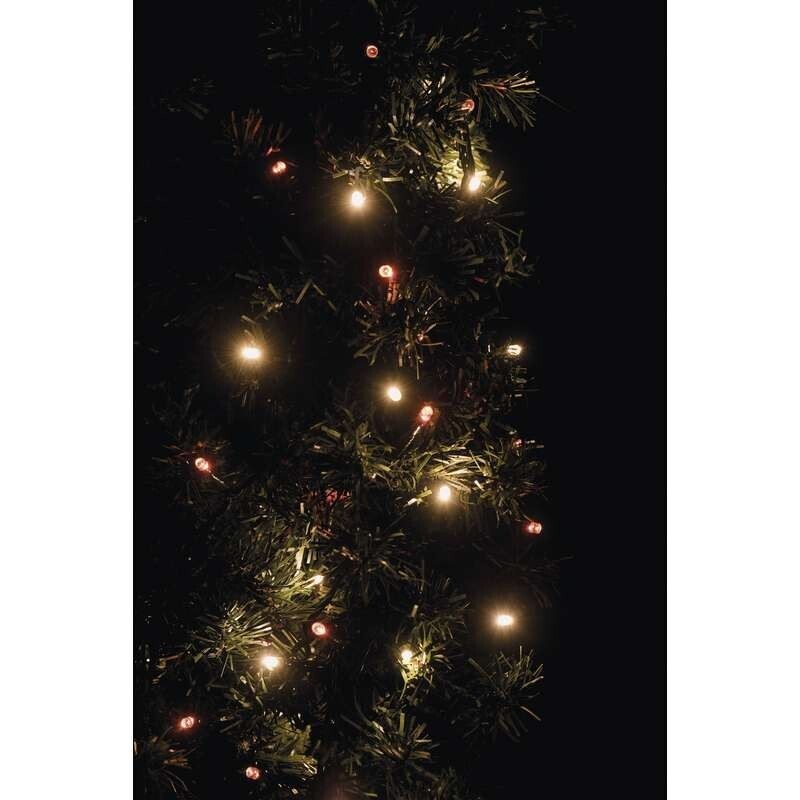 Vianočné osvetlenie Emos ZY1908T, jantárová + červená, 12 m