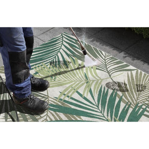 Vonkajší koberec Northrugs Vai, zeleno-sivý, 120x170 cm