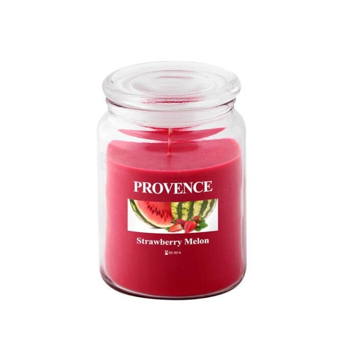 Vonná sviečka v skle Provence Jahoda a melón, 510g