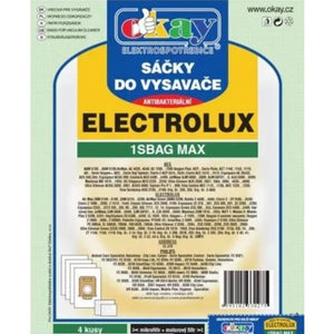 Vrecká do vysávača Electrolux SBAGMAX, antibakteriálne, 4ks