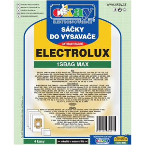 Vrecká do vysávačov Electrolux S-bag MAX, antibakteriálne, 8ks