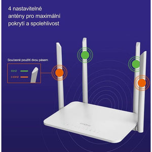 WiFi router Strong 1200S, AC1200 ROZBALENÉ