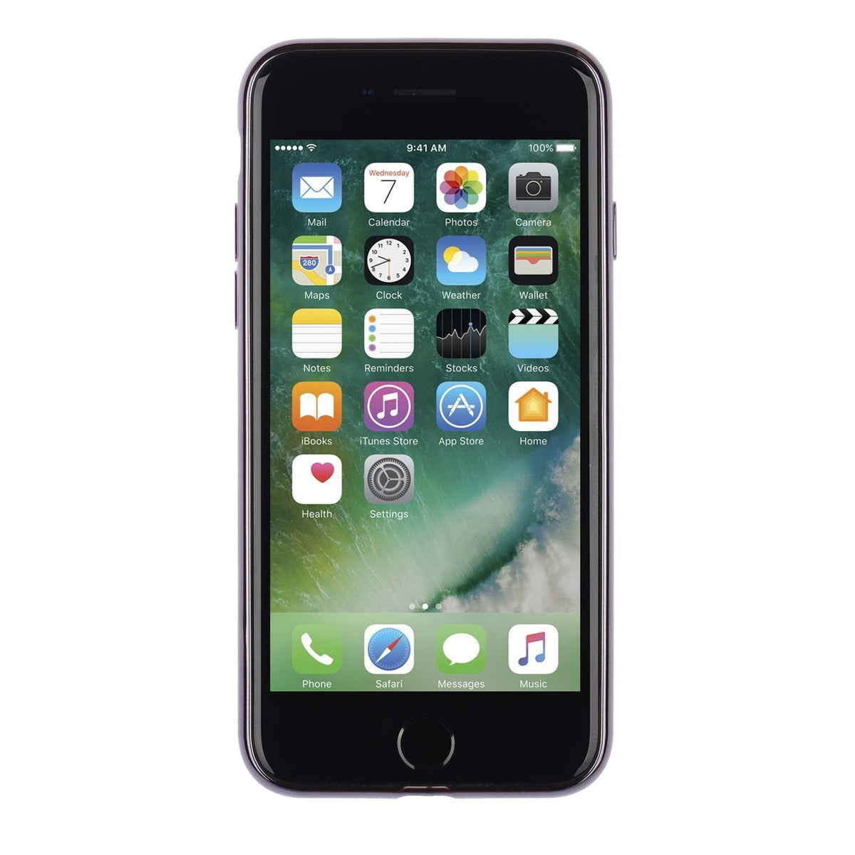 Zadný kryt pre Apple iPhone 7/8/SE (2020/2022), Slim, čierna